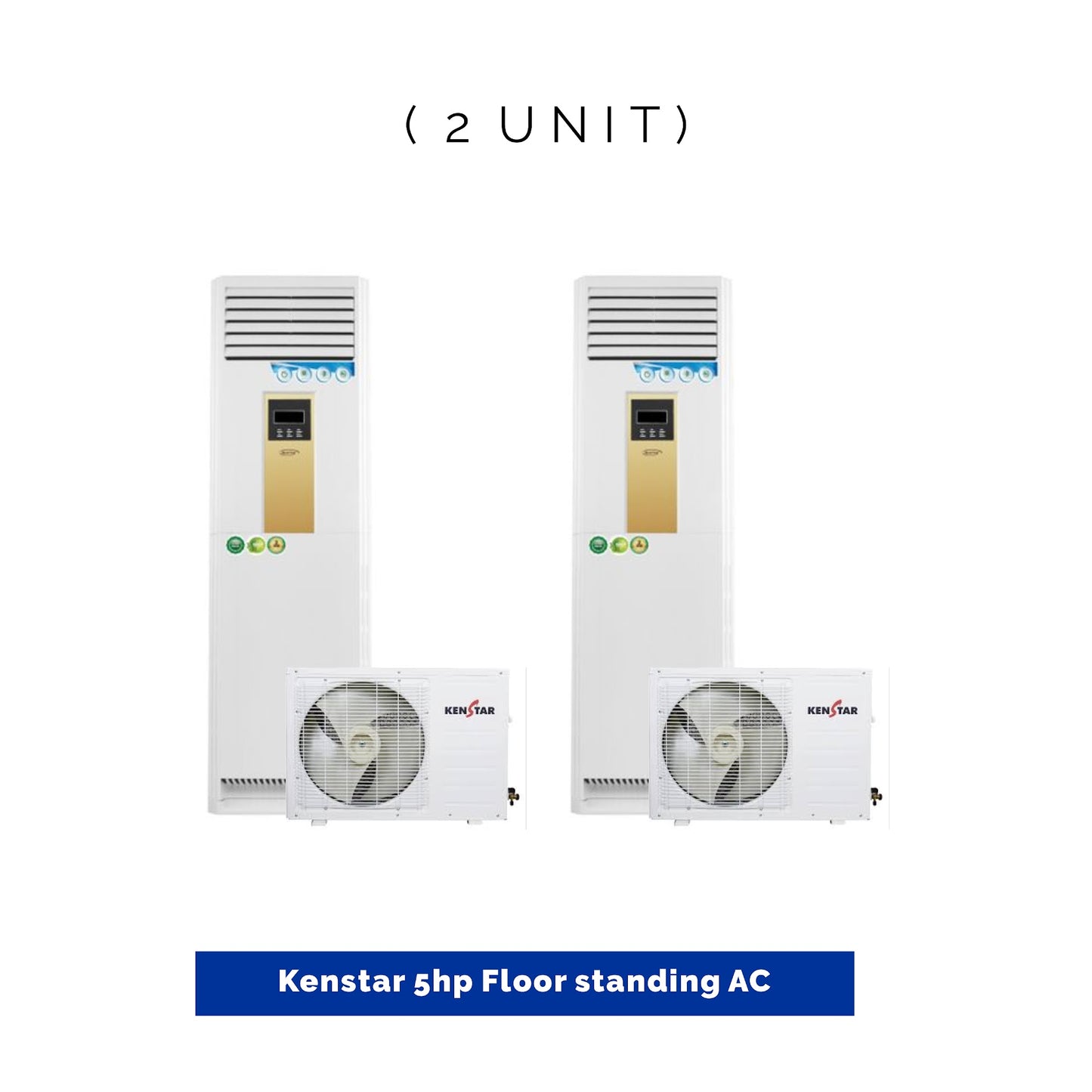 2 UNIT COMBO  Kenstar 5HP Floor Standing Air Conditioner KS-45RFH - Powerful Cooling Solution Save ₦123,300! 😱🛒 on this Deal