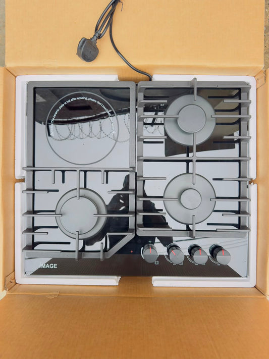 IMAGE 3 GAS & 1 ELECTRIC  BURNER BUILT IN GAS HOB IM-60GB3-N