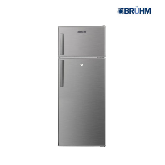 Bruhm BFD-210MD 205 litres Top Freezer Refrigerator Inox