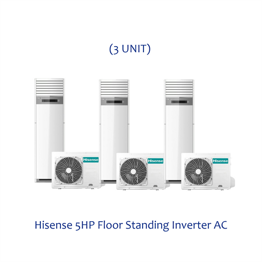 (3 UNIT COMBO) - Hisense 5hp Floor standing AC FS 5.0HP