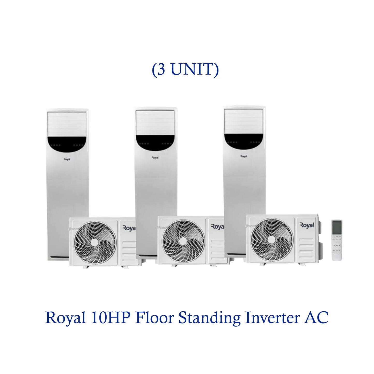 (3 UNIT COMBO) - ROYAL 10HP FLOOR STANDING AC – A10FAC-R410