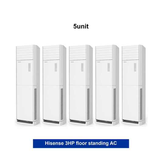 5 UNIT COMBO Hisense Floor Standing AC 3HP Inverter - HISFS3HPIN