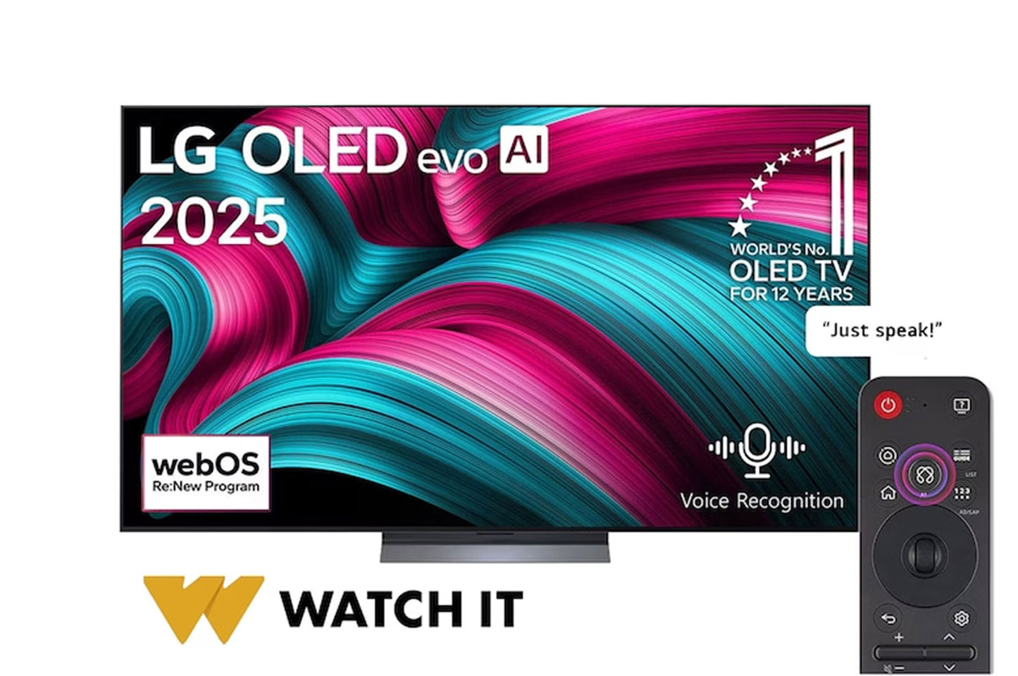 LG 83-inch OLED evo C5 4K Smart TV, 144Hz, α9 Processor, OLED83C56LA