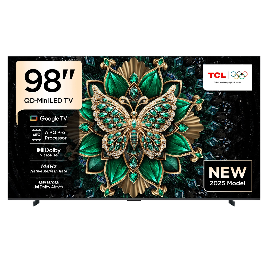 TCL 98 INCHES QD-Mini LED 4K HDR GOOGLE TV 98C6K