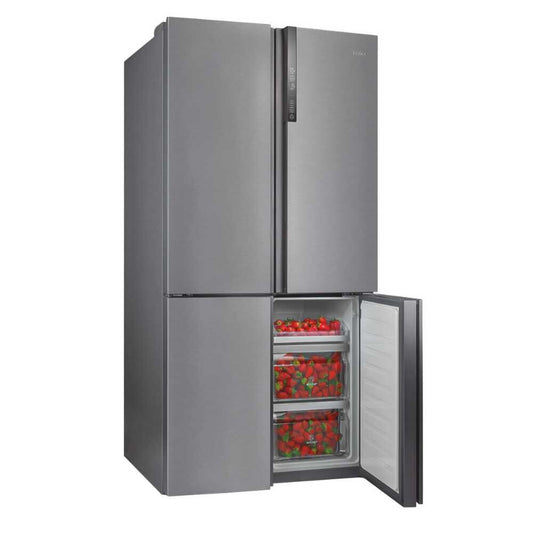 Haier Thermocool HTF-610DM7(UK) 515liters Side By Side Refrigerator Silver