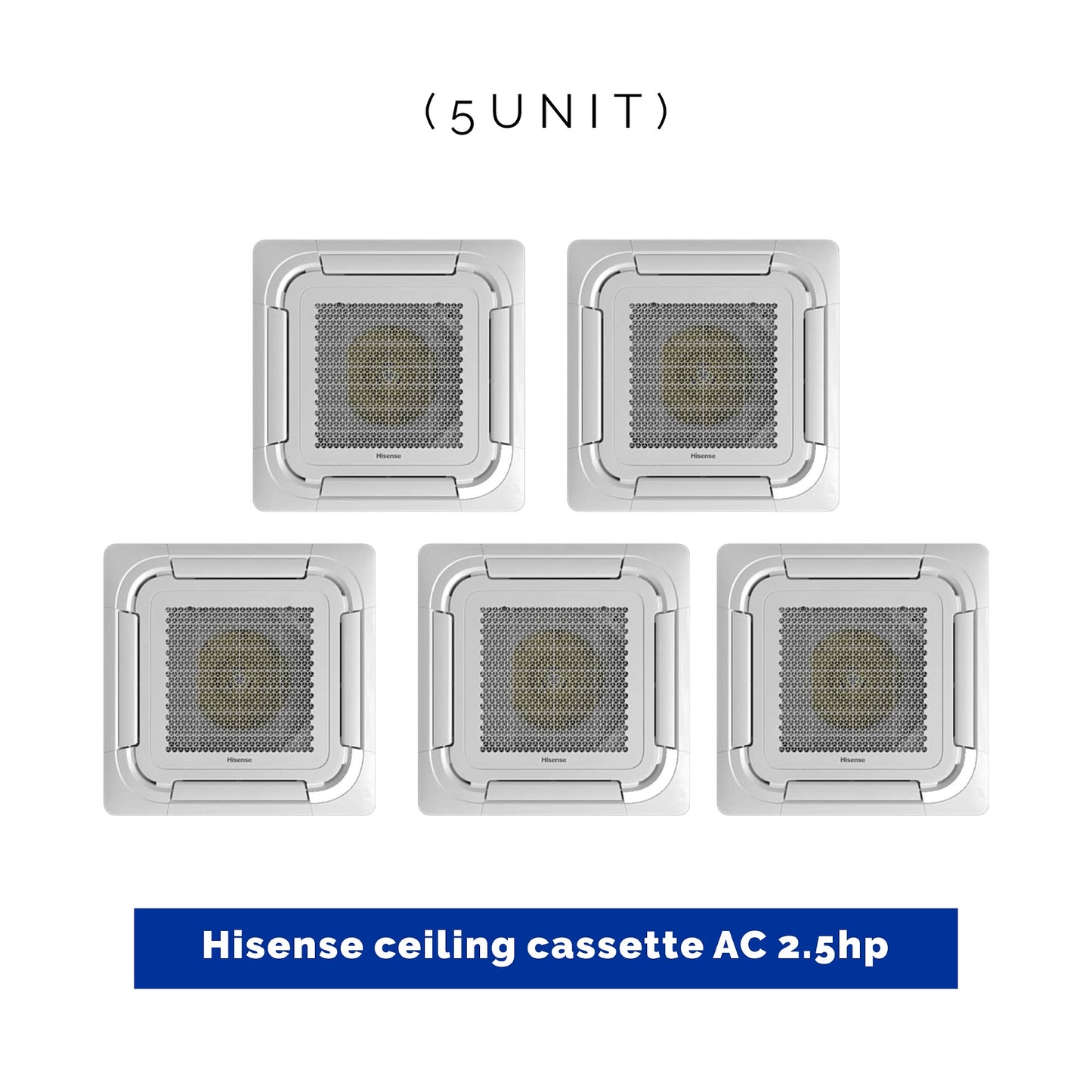 5 UNIT COMBO DEALS Hisense 2.5hp ceiling cassette Air conditioner HIS CEIL 2.5 HP  Save ₦149,250! 😱🛒 on this Deal