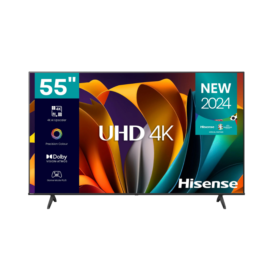 Hisense TV 55A6N 55 inch UHD 4K SMART Dolby Vision HDR,BT, Game Mode Plus, Free Wall Bracket