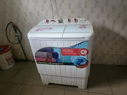 Scanfrost 6.5Kg Twin Tub Semi-Automatic Washing Machine with Toughened Glass Cover, Separate Tubs, SFSANTTA6