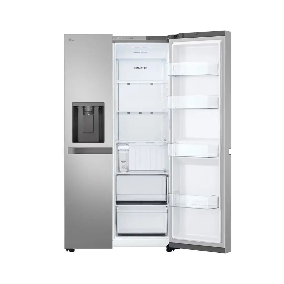 LG 674 Litres Side By Side Refrigerator with UVnano Water Dispenser  GC-L 257KLKW