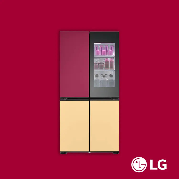 LG Cross Door Refrigerator 671 Liters InstaView MoodUP® REF24FDMMB-A