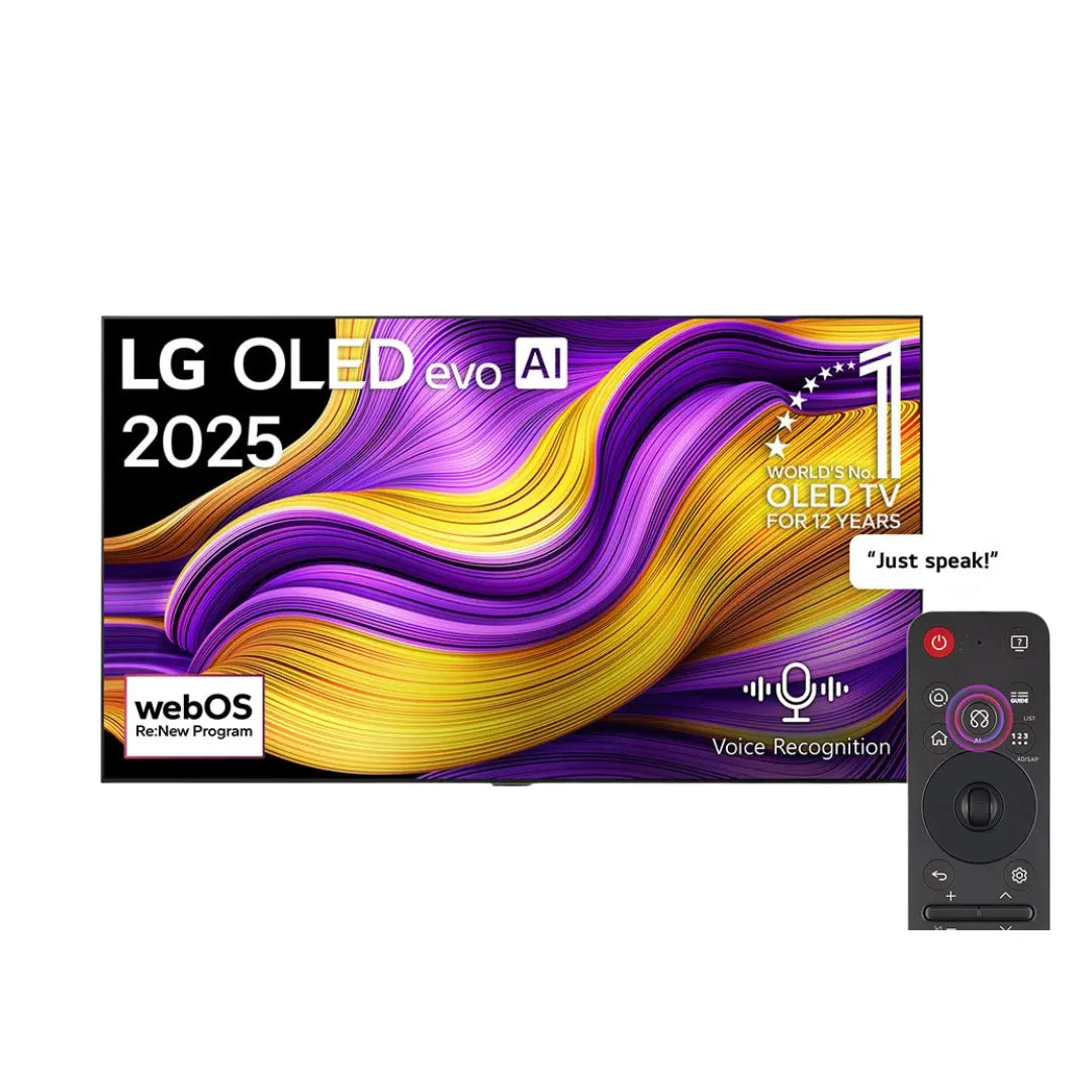 LG TV 83 Inch OLED evo + Brightness Booster Max WebOs/Think AI, SMART, 4 HDMI,3 USB, AV,Free Wall Bracket,No Base Stand,2025 G56LA