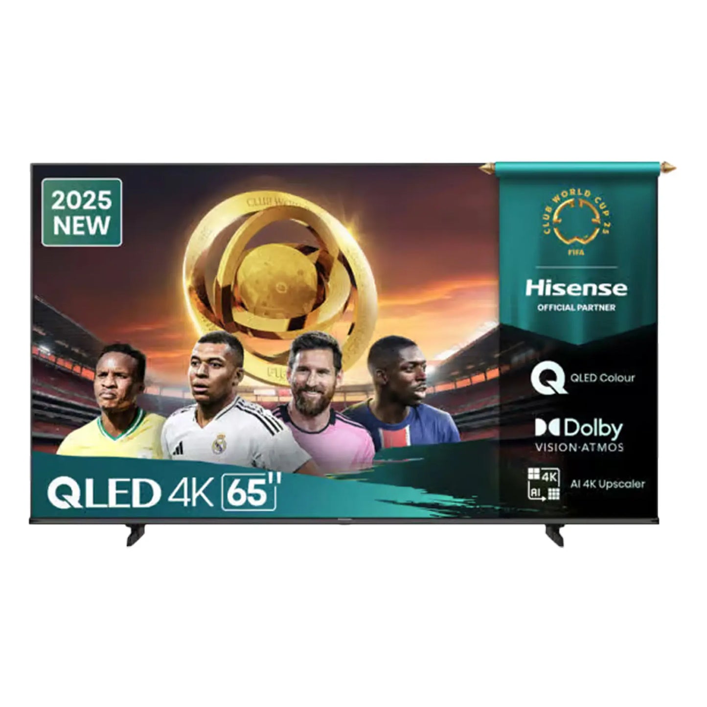 Hisense 65 Inch QLED 4K Smart TV With Quantum Dot Colour TV 65Q6Q