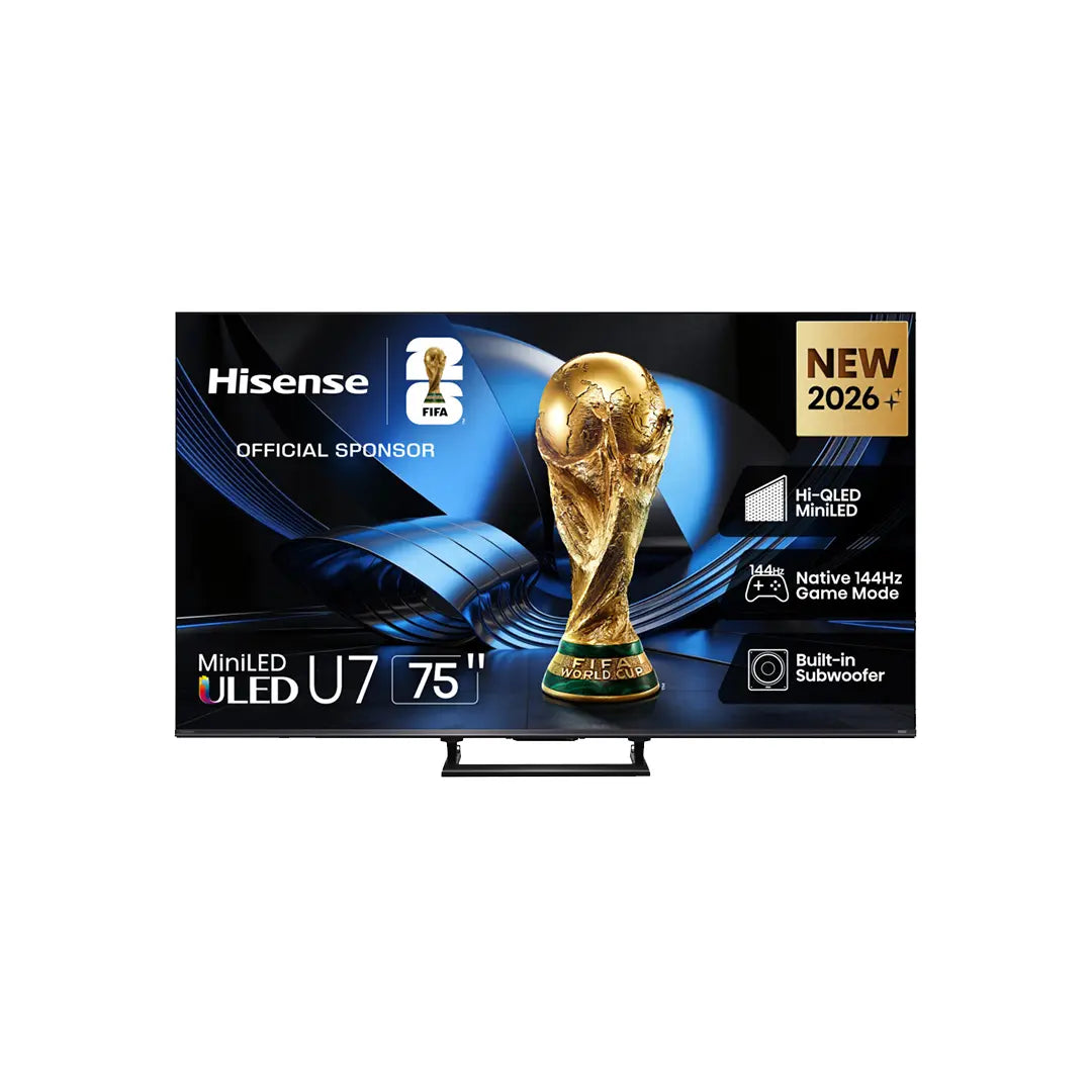 Hisense  75 Inch ULED 4K Smart TV Mini-LED 144Hz Hi-QLED Gaming TV TV 75U7S