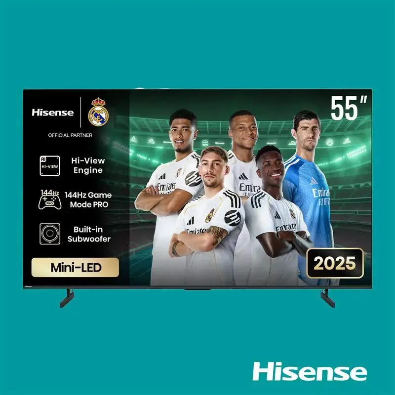 Hisense TV ULED 55 Inch U7Q 4K Smart MINI LED TV 55U7QF
