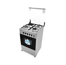 Scanfrost 50x50 3 Gas Burner + 1 Electric Hotplate Standing Cooker with Gas Oven SFC5312S