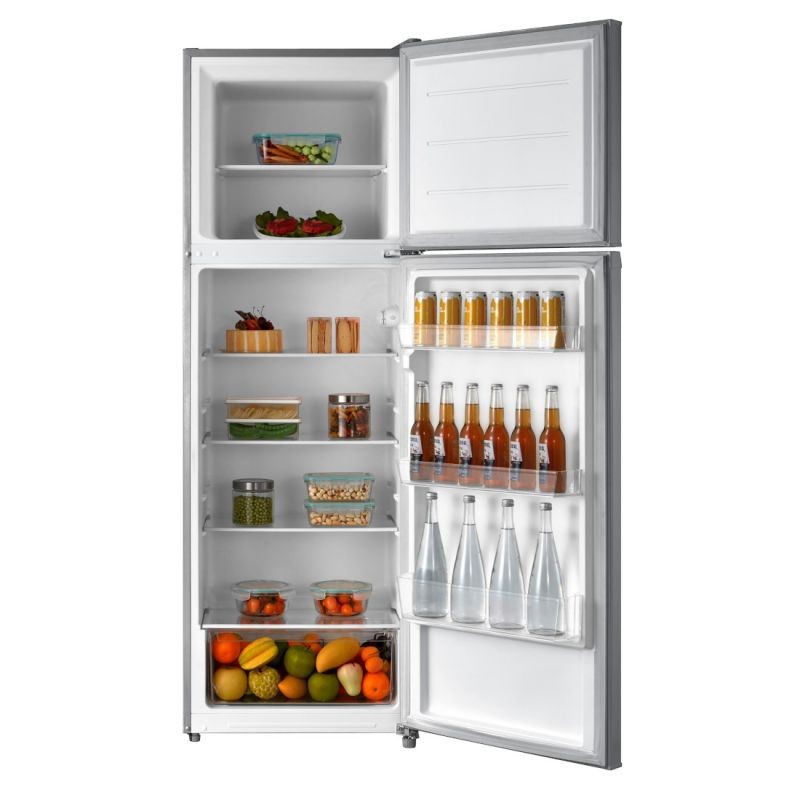 Midea 294 litres Top Mount DD Refrigerator St. SteelFinish Recrssed Handle MDRT414FGF02