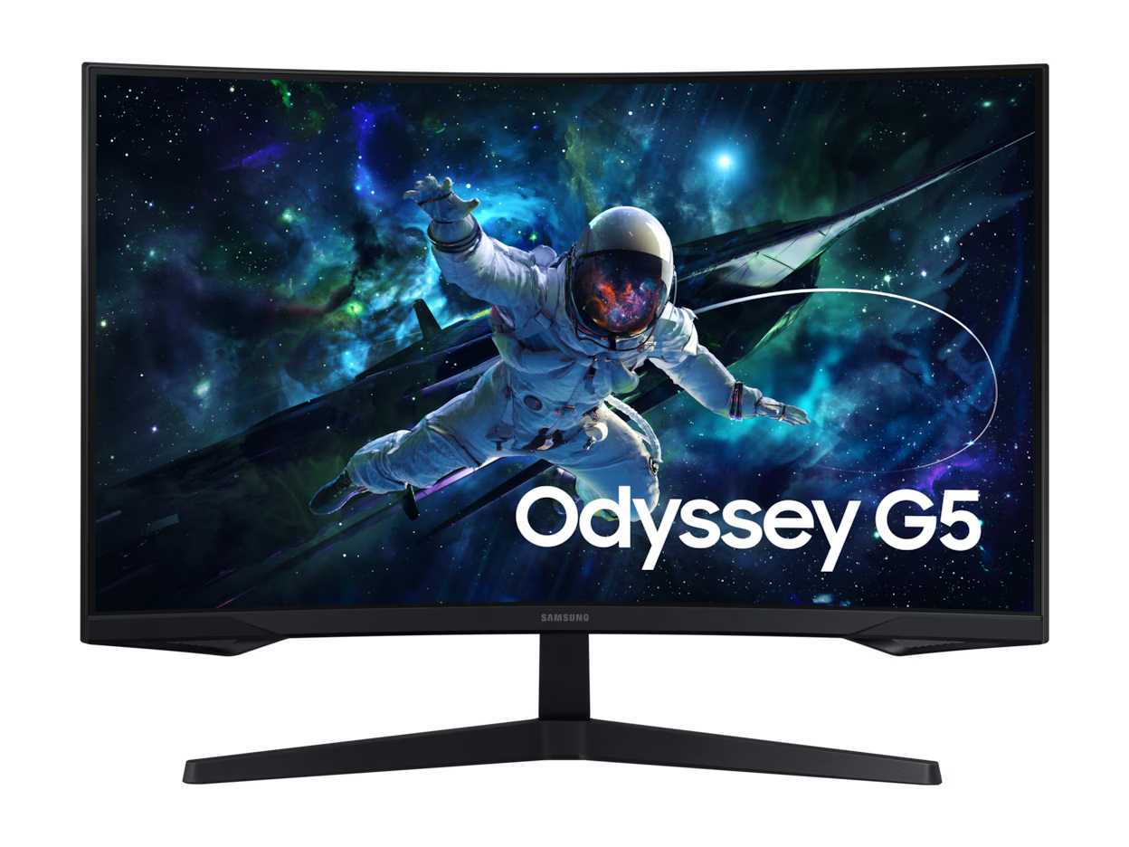 Samsung Odyssey G5 27-inch QHD Curved Gaming Monitor 165Hz 1ms, LS27CG552EM