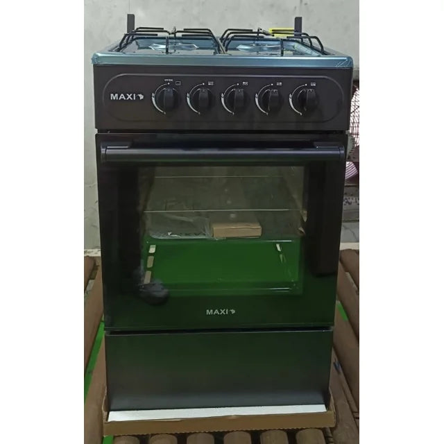 Maxi 50*50 4 Burner Gas Cooker Black MAXI ST50MG4G011