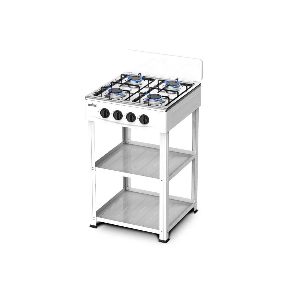 Sanford 4 Burner Stainless Steel Gas Cooker With Stand SF5460GC