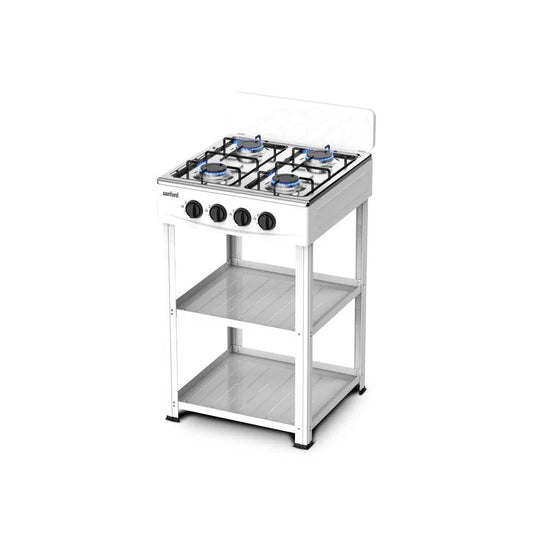 Sanford 4 Burner Stainless Steel Gas Cooker With Stand SF5460GC