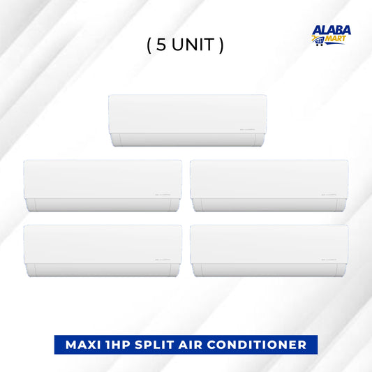 5 UNIT COMBO Maxi 1HP inverter Split Air condidition SPLIT1HPINV. Save ₦13,525! 😱🛒 on this Deal