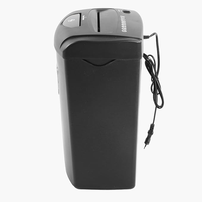 Heavy Duty Cross Cut Office Shredder with 21L Trash Can Automatic Quiet 10-Sheet Shredder