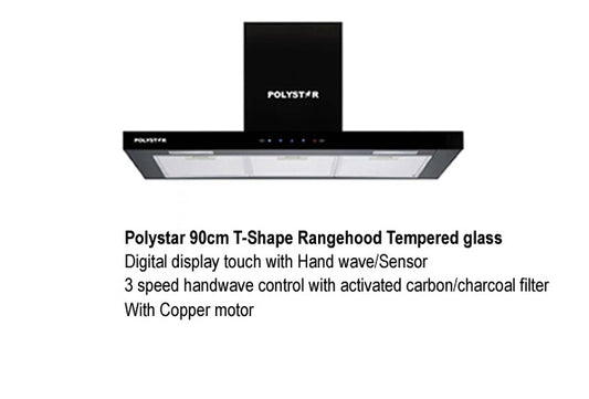 POLYSTAR 90CM RANGE HOOD PV-TD9110B
