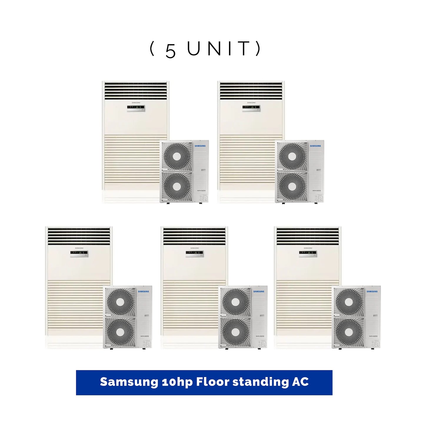 5 UNIT COMBO Samsung 10 hp floor standing Inverter Air Conditioner AC096DNPDKC/EA. Save ₦675,000! 😱🛒 on this Deal