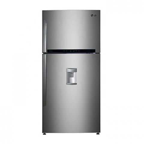 LG GL-F502HLHN 471L Top Freezer Inverter Refrigerator With Water Dispenser - REF 502 HLHN-F