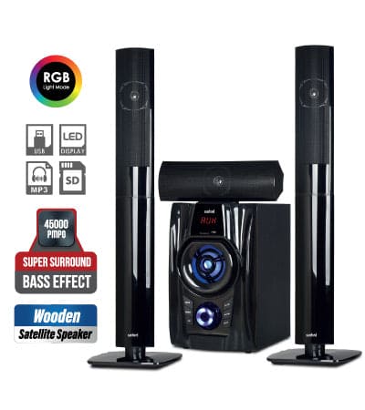 Sanford SF2038BHT BS A  Bluetooth Home Theatre 3.1 - Powerful Bass with Big Size Subwoofer