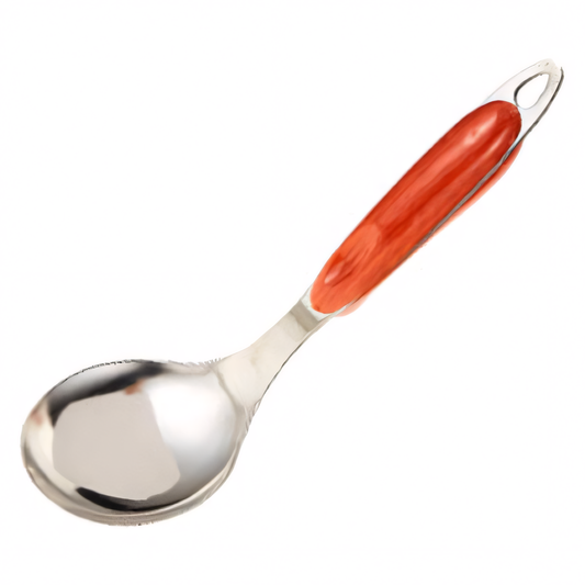 Flamingo Mirror Polish Rice Serving Spoon, Silver, 2.5 mm, FL3134SS