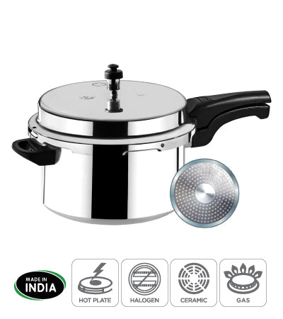 Sanford SF3254PC 7.5 Litre High-Quality Aluminium Pressure Cooker With Induction Base