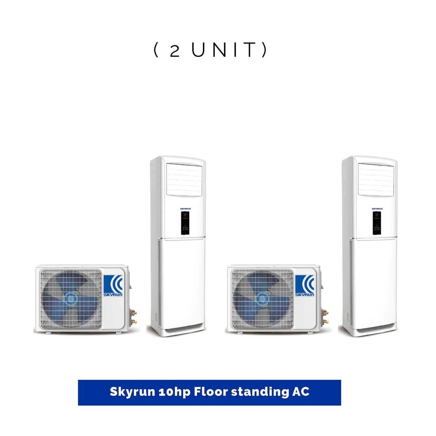 2 UNIT COMBO SKYRUN 10HP Floor Standing Air conditioner KF-280LWC-AD/X. Save ₦426,000! 😱🛒 on this Deal