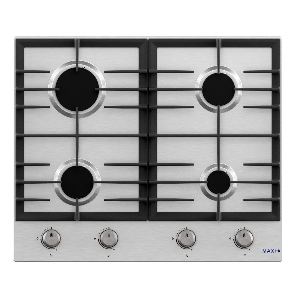 Maxi Stainless Steel  60cm 4 Gas Cooktop  Built-in Burner MAXIBURNERBE001