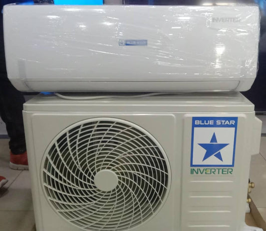 BlueStar Wall Mounted Split Aircon 2HP Inverter HW18CRYFBN1 - Maximum Cooling & High Efficiency (With Free Installation Kit 3m Size)