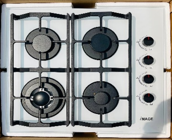 IMAGE 4 BURNER BUILT IN GAS HOB IM-60GG-5W