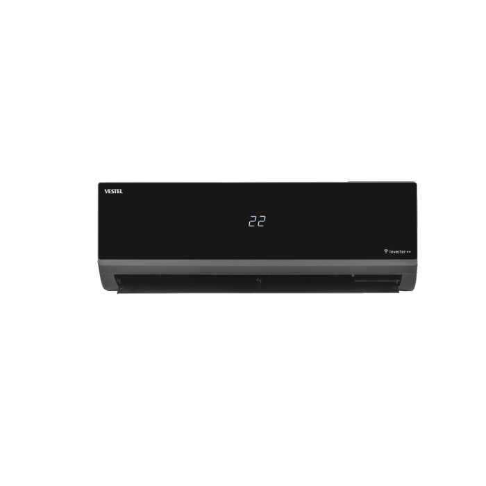 Kenstar 1.5HP Inverter  Split Airconditioner with kit (Black Indoor) KS-12TBV