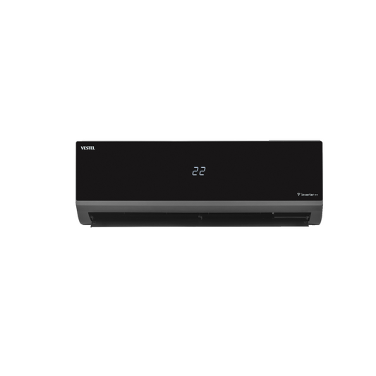 Kenstar 1.5HP Inverter  Split Airconditioner with kit (Black Indoor) KS-12TBV