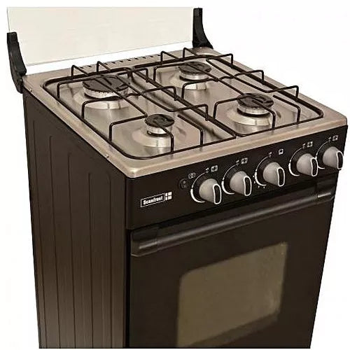 Scanfrost 4 Gas Burner Standing Cooker With Gas Oven SFC5402B
