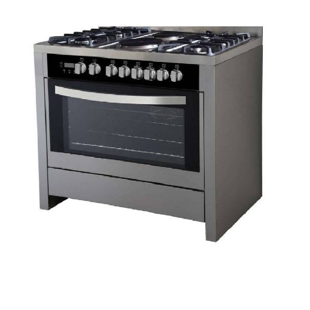 Scanfrost 90x60 5 Gas Burner Standing Cooker With Oven Black – SFC9500SS
