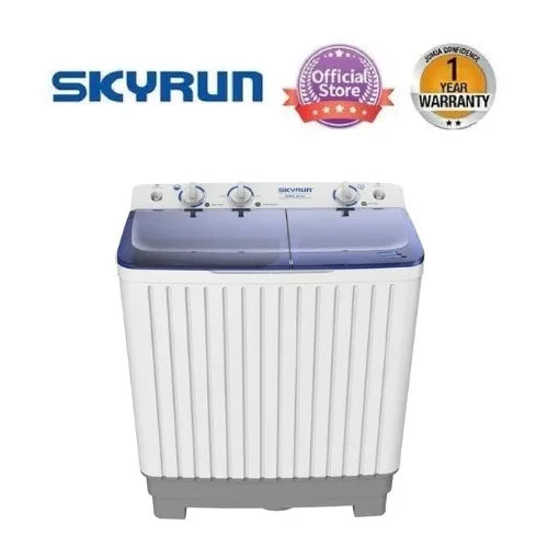 Skyrun WMS-6/HC 6kg Wash - 4kg Spin  Twin Tub Semi-Automatic Washing Machine