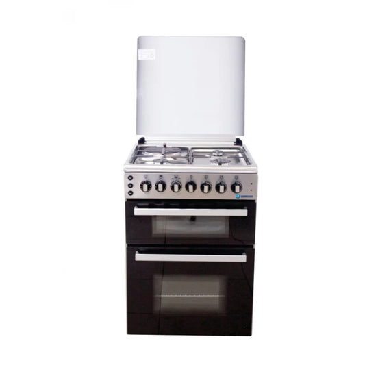 Haier Thermocool 3 Gas Burner + 1 Electric Hotplate Standing Cooker My Diva 603G1E OGDC-6831 Inox | 100107325