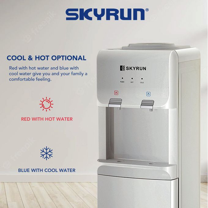 Skyrun WD96-J Top Load Water Dispenser With Cabinet Grey