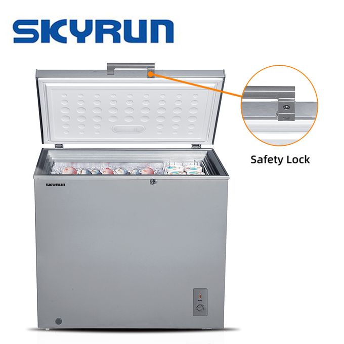 Skyrun  BD-200A  200-Liters Chest Freezer Grey