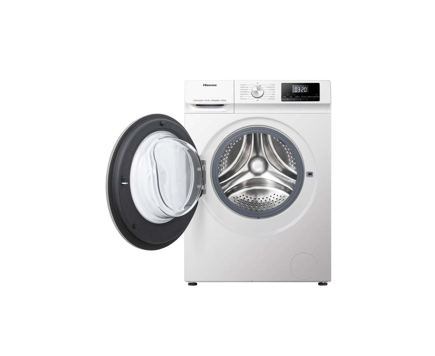 Hisense WM1014V-WDQY 10/6kg (Wash & Dry) Front Load Automatic Washing Machine