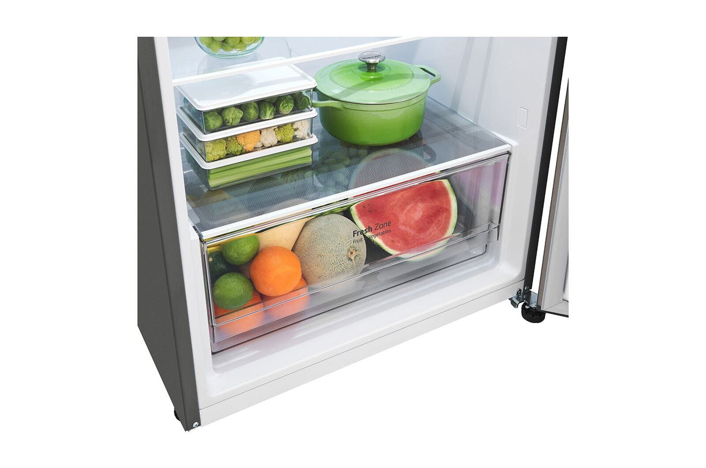 LG GN-392 PLGB 395L Top Freezer Refrigerator | Smart Inverter