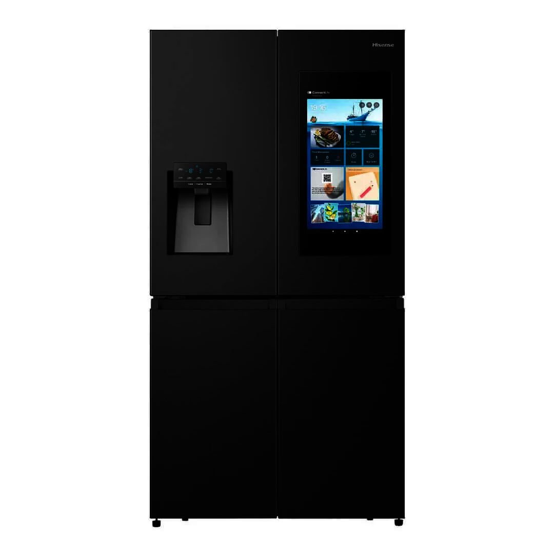 Hisense REF 68WCD 538 litres Side By Side Refrigerator With Water Dispenser and 21 Inch Display screen