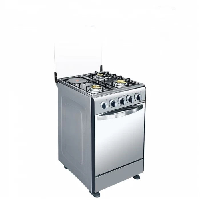 SKYRUN  3 Gas Burner + 1 Electric Hotplate Standing Cooker GCS-3G1E/XD