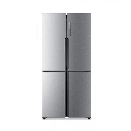 Haier Thermocool HTF-456DM6 456 Litres Side By Side Four Door Refrigerator Silver