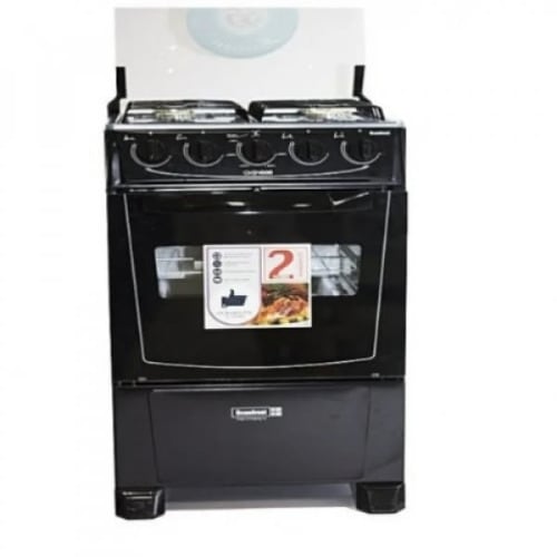 Scanfrost 50X50 4 Gas Burner Standing Cooker With Gas Oven (Black) – CK5400NG